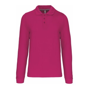 POLO PIQUÉ M/CP 3 BOT FUCHSIA K243